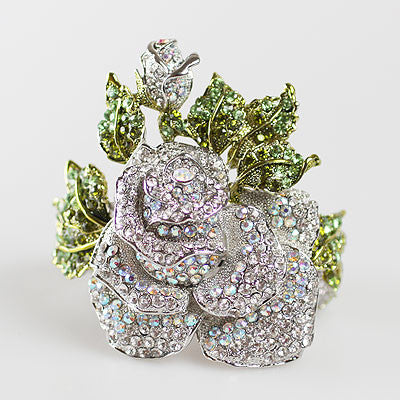 High End Rose Collection Swarvoski Crystal Rose Jewelry   (Exclusive and Limited)