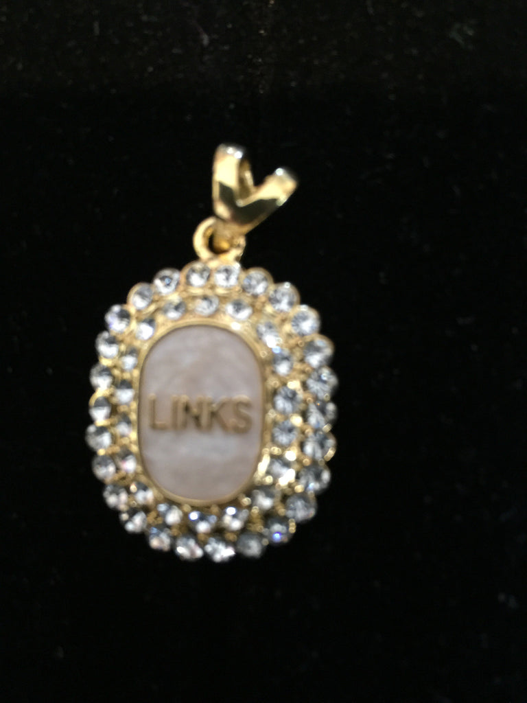 Amazing LINKS Crystal Pendant (Earrings Available)"High End"