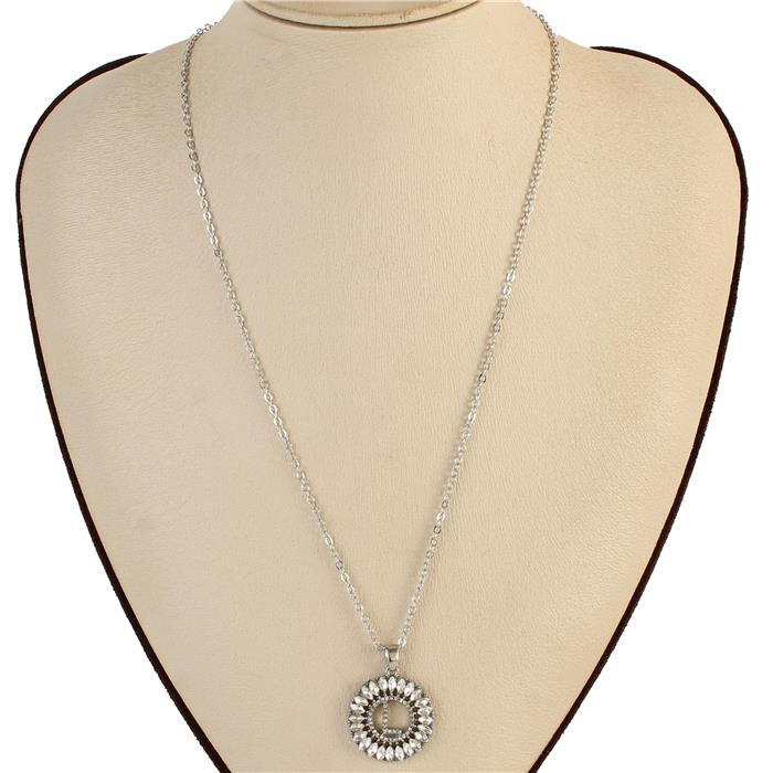 Beautiful "L" Rhinestone Necklace (New)