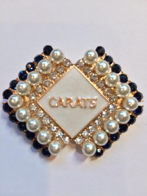 CARAT Diamond Pearl Pin of Elegance