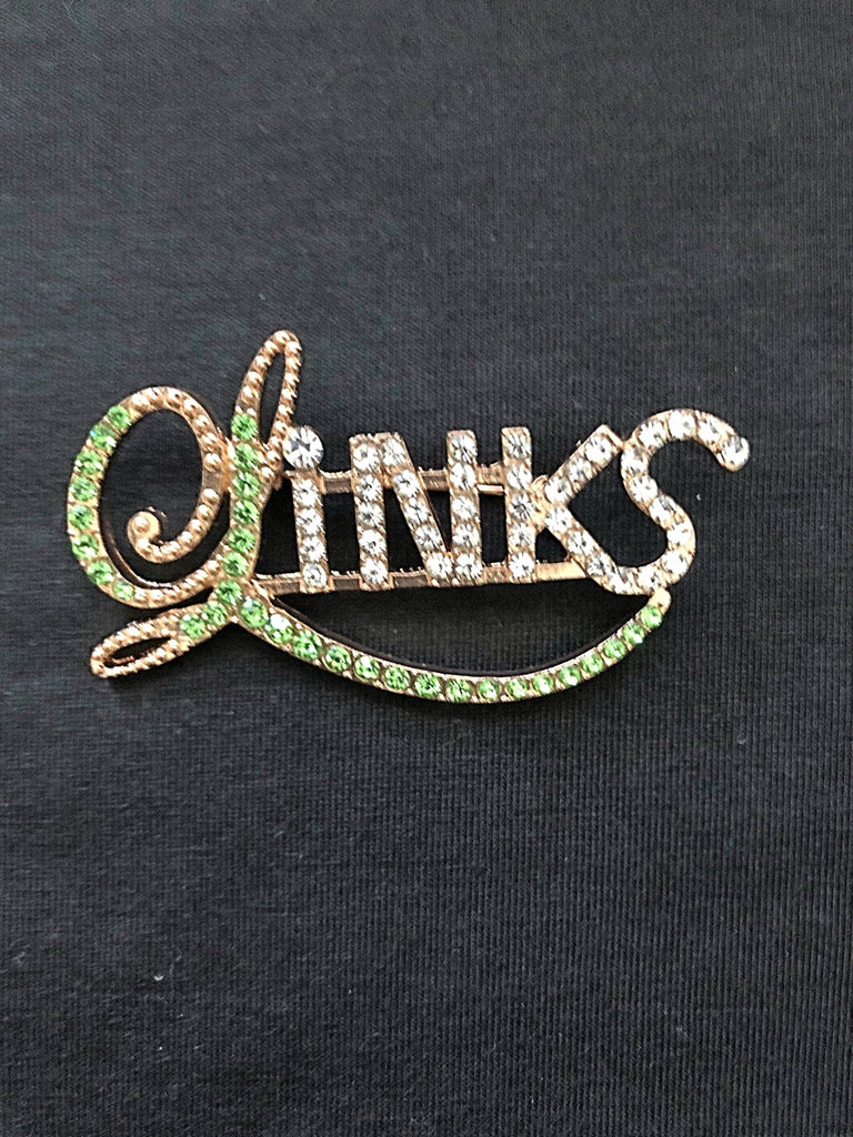 Emerald Crystal of Elegance Style LINKS Pin (Back in Stock)