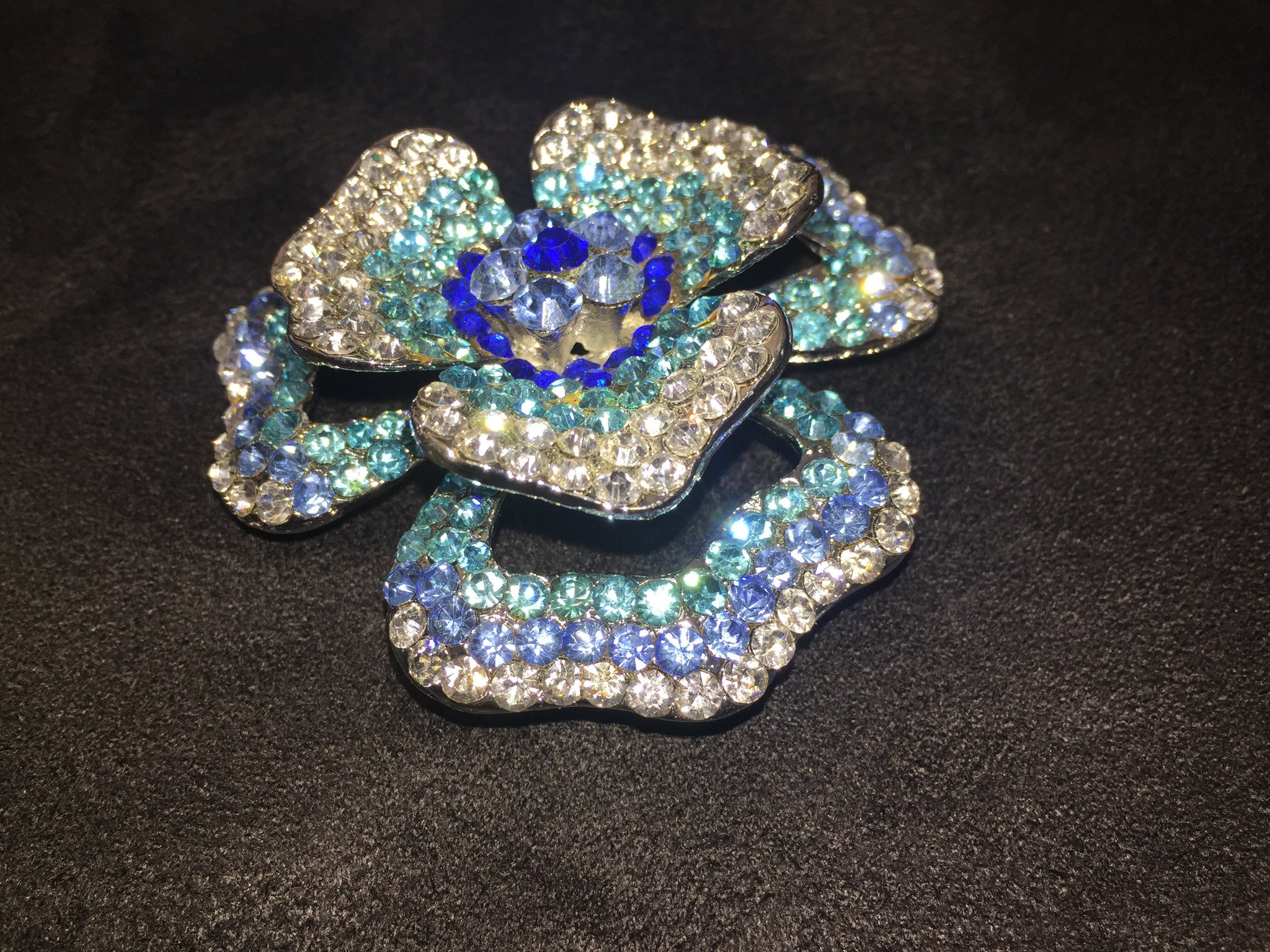 Swarovski Crystal Petite Floral Brooch