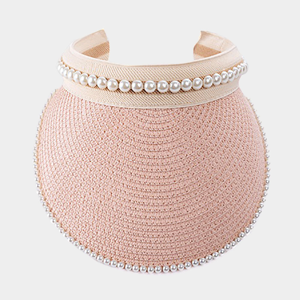 Beautiful Pink Pearls Sun Hat